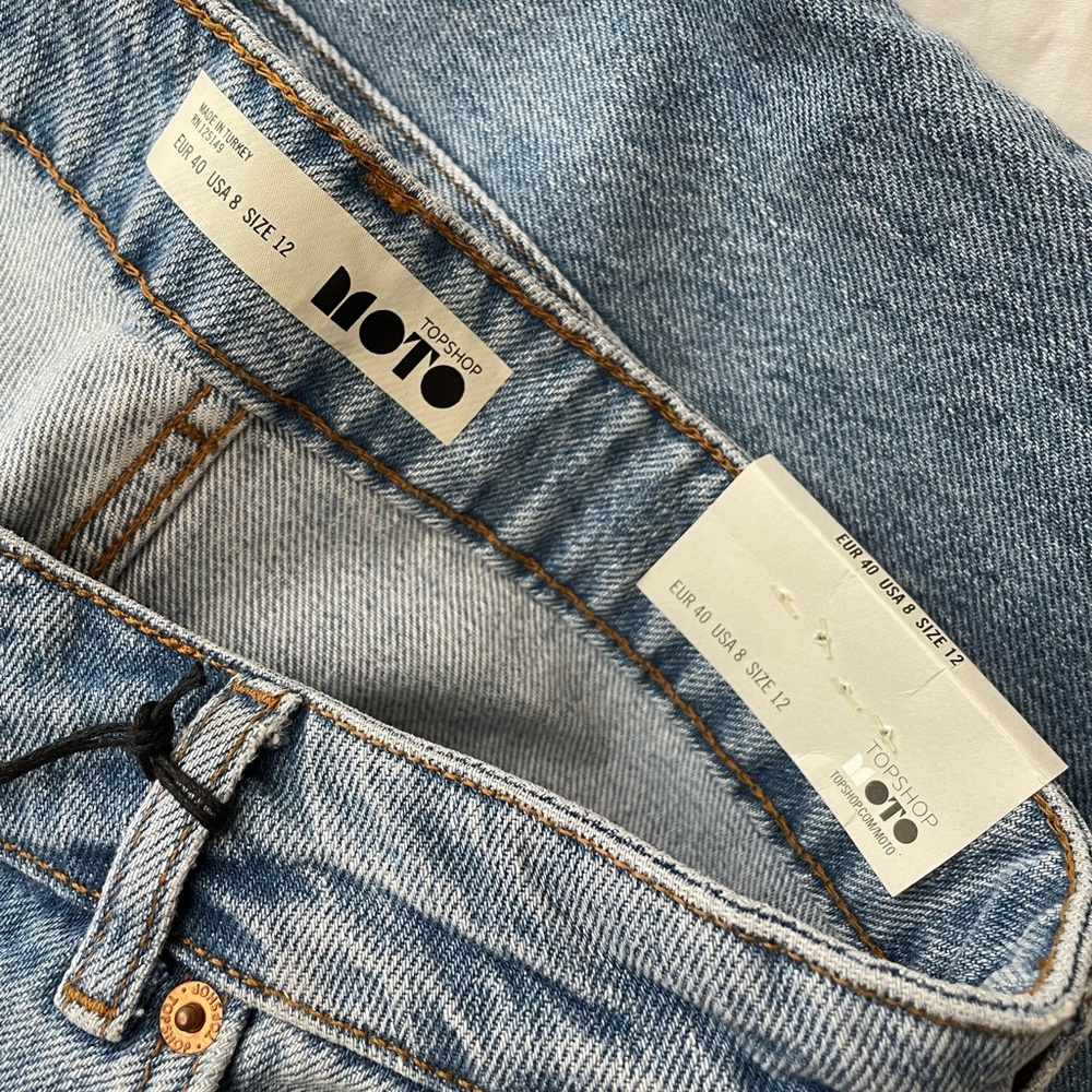NWT Topshop jean skirt mini
